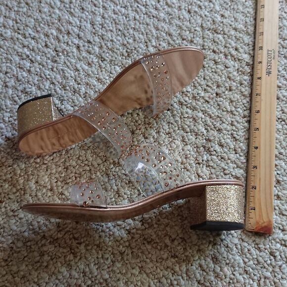 GIUSEPPE ZANOTTI Vinilie crystal-embellished PVC mules size 37 - Picture 6 of 10